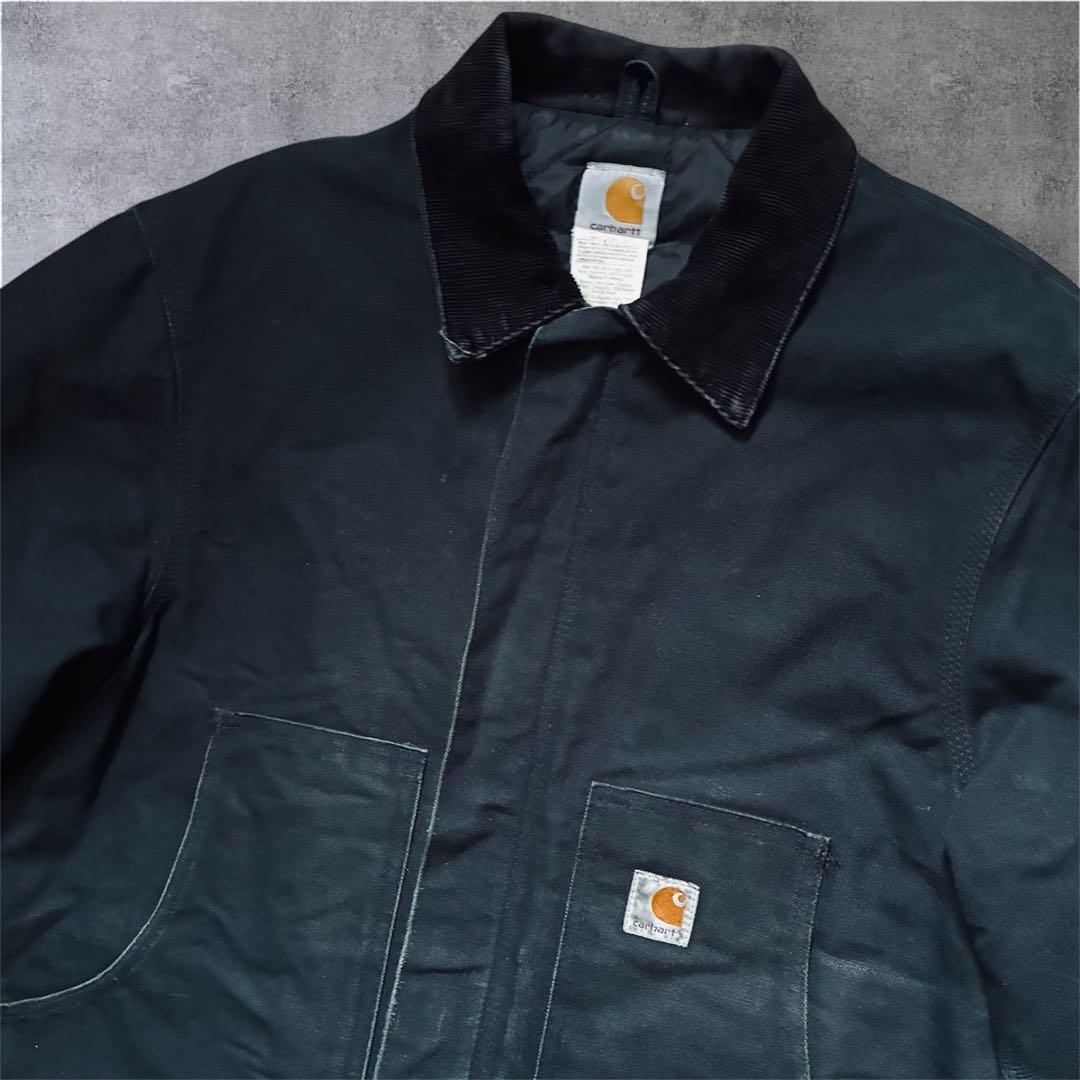 00s カーハートCarhartt トラディショナルジャケットフェードブラックM