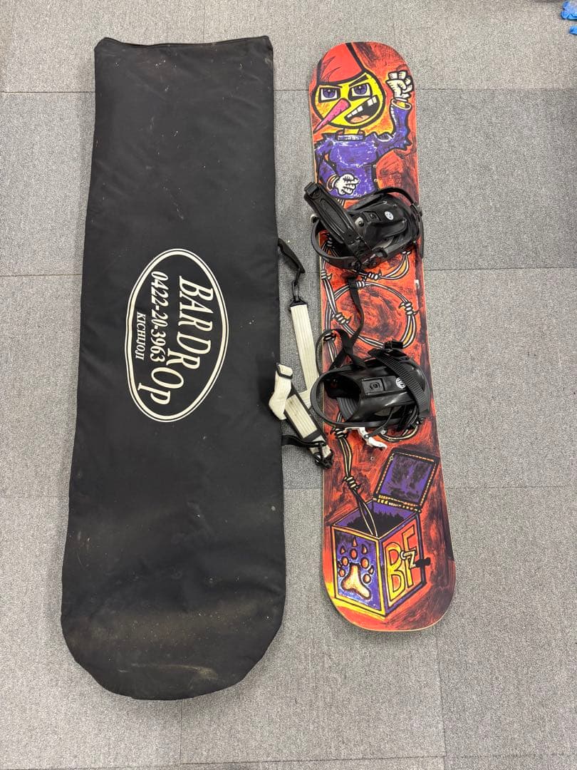 レア スノーボード BARFOOT ビンテージ 約140cm