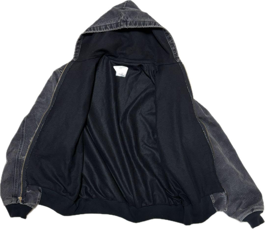 Carhartt アクティブジャケット　アメリカ製 ボロ　フェード　雰囲気抜群