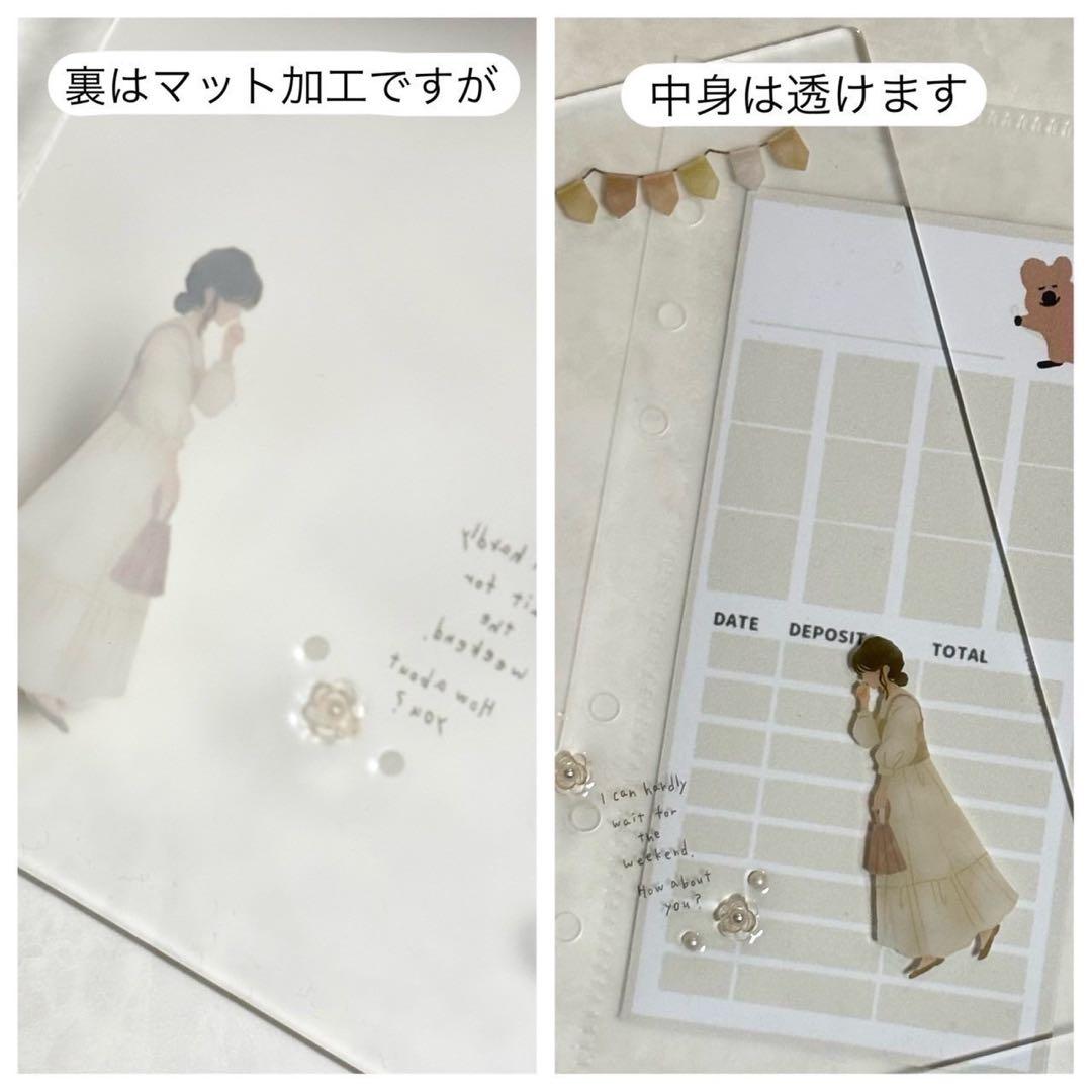 ✨絢 ✨A6 アクリルレジンバインダー　リング付き　2セット