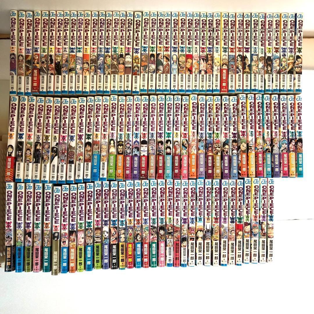 マンガ　ワンピース 1-109巻（初版本、帯付き多数） ヴィンテージ