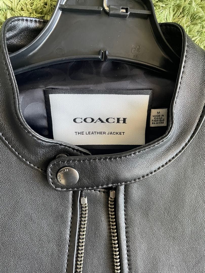 専用 COACH 革ジャン シングルライダース