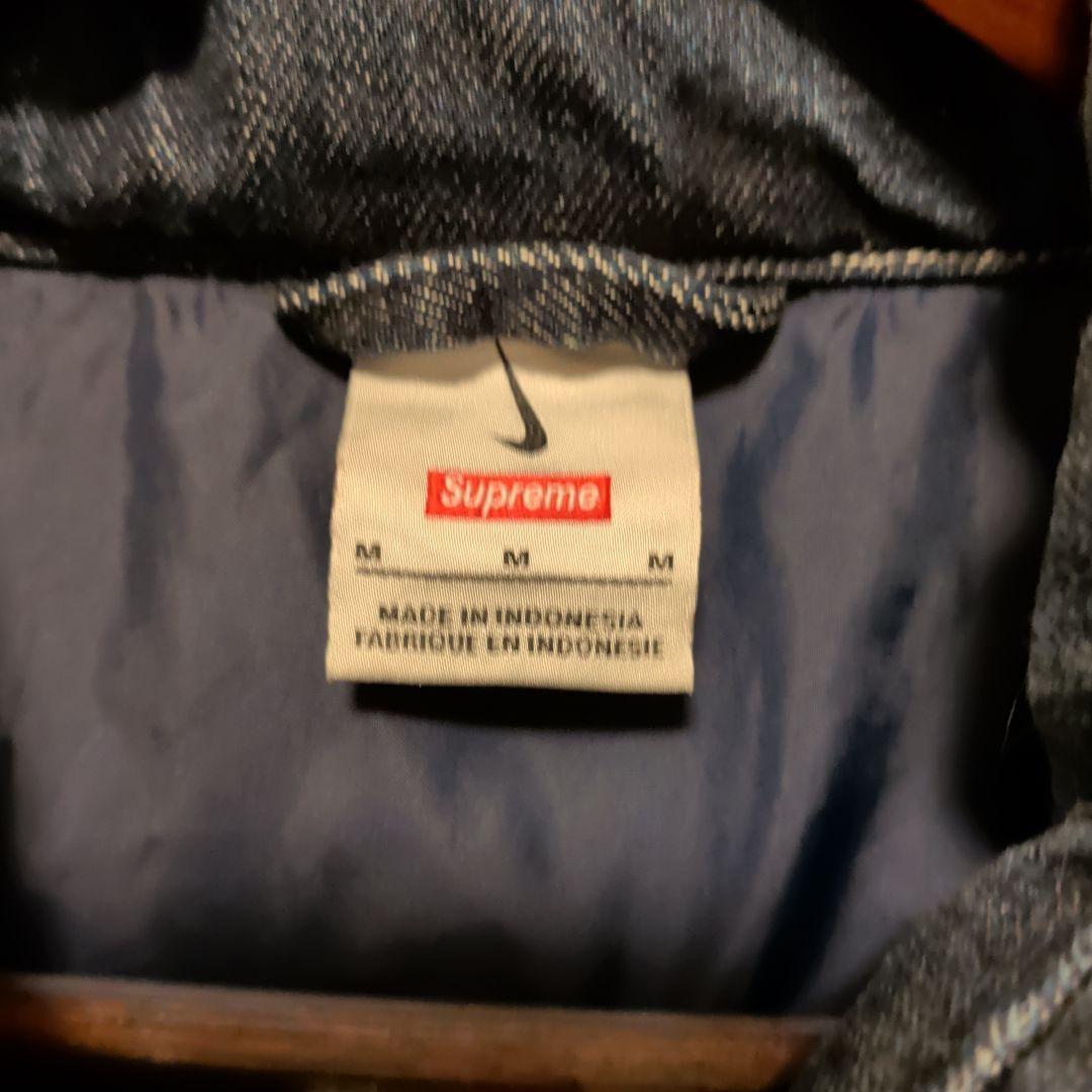 ジャケット・アウター Supreme x Nike Denim Puffer Vest M
