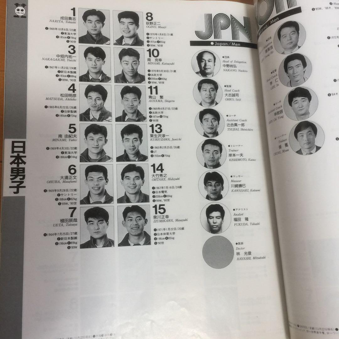 ワールドカップバレー９１ パンフレット