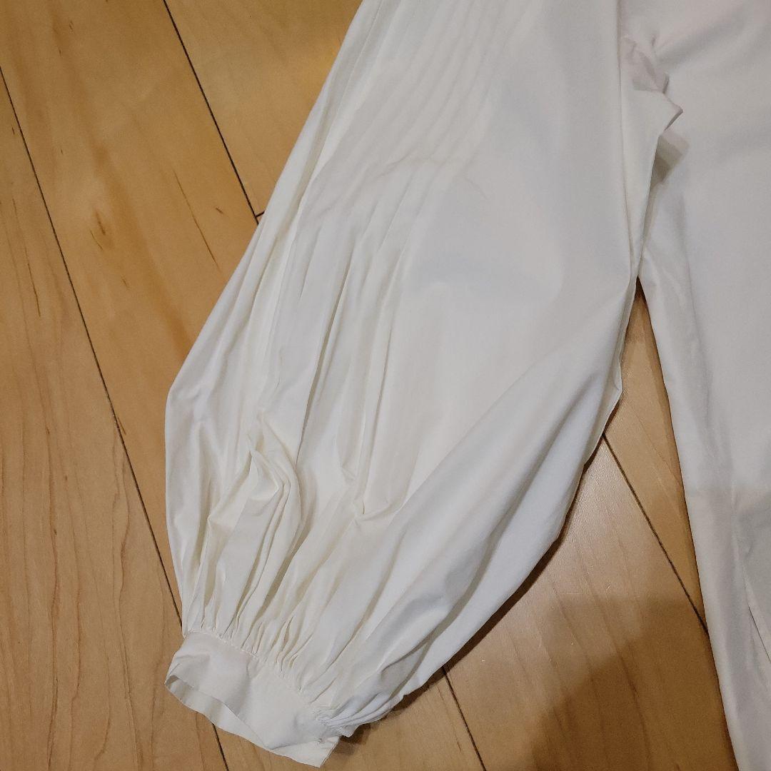 マチャットmachattピンタックボリュームブラウス