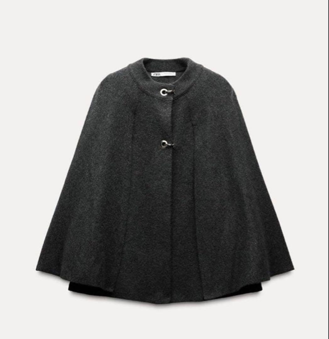 ZARAニットケープコート