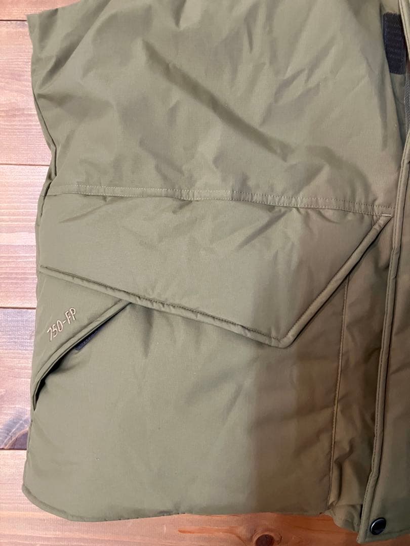 【未使用】BEAMS別注MarmotMammothDown VestベージュM