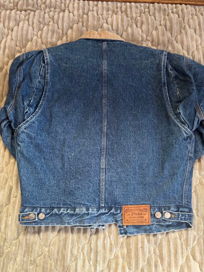 Polo 80s 白タグ　USA製カントリーデニムジャケット