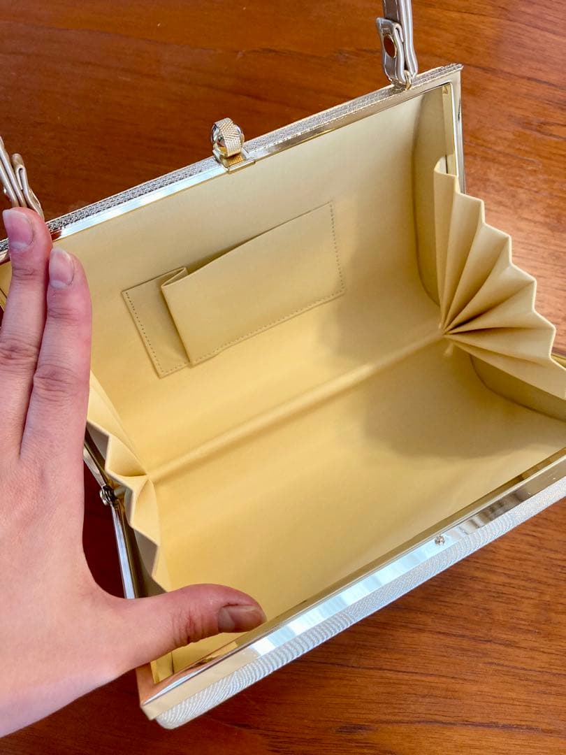 和装　波模様 和装用バッグ　着物　鞄　新品　未使用