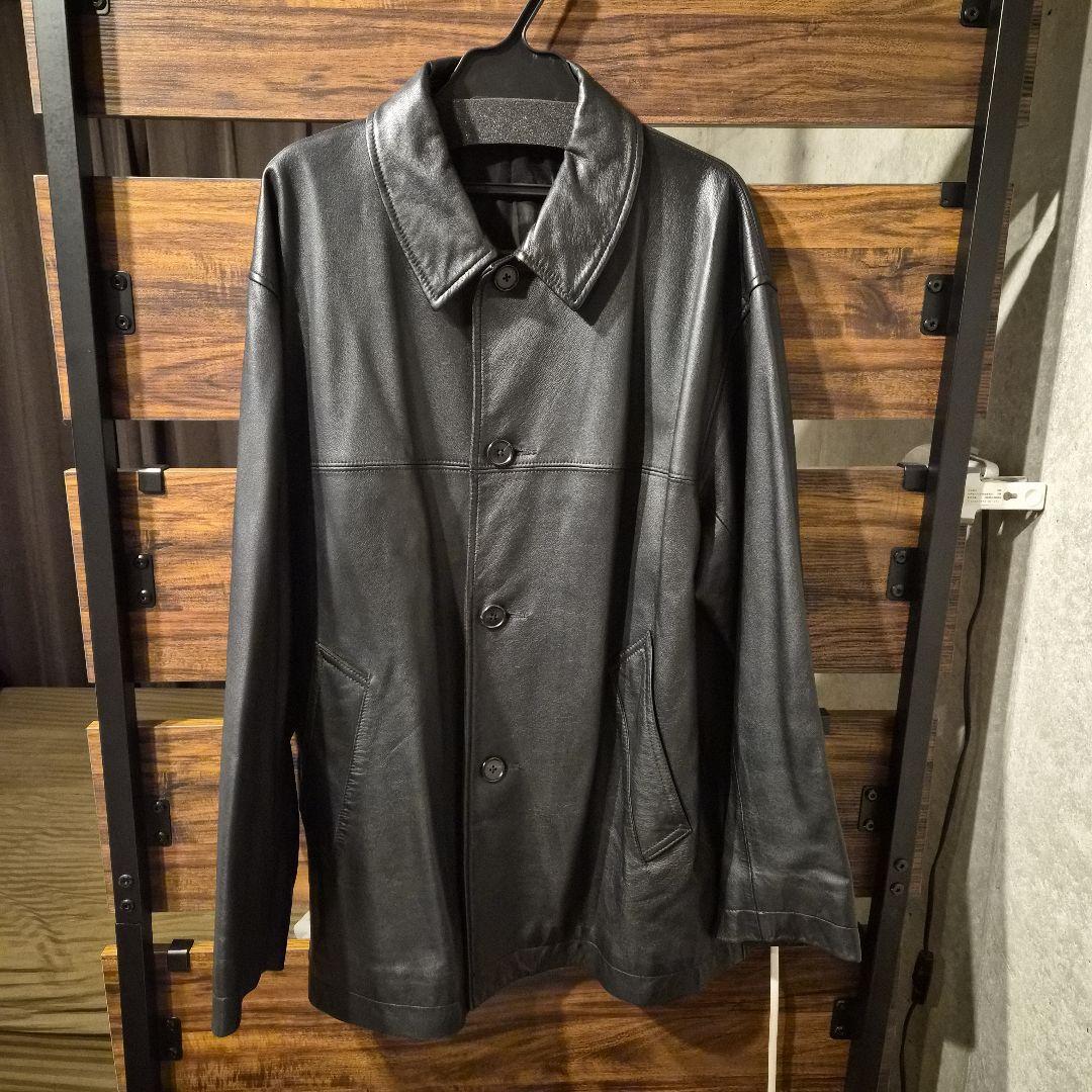【美品】steven alan ブラック レザーコート Mサイズ