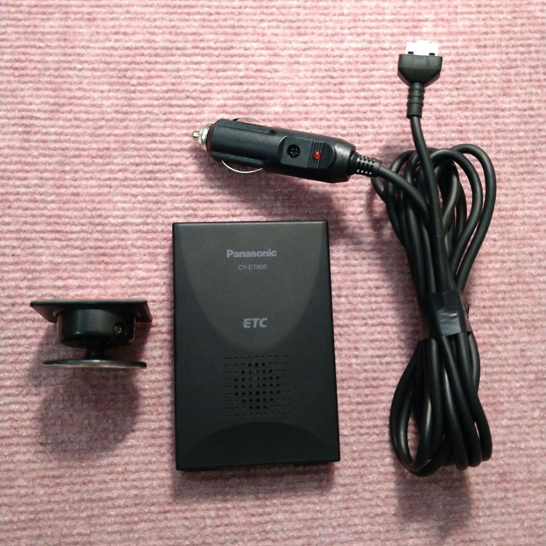 軽自動車登録 一体型 ETC シガー電源 Panasonic CY-ET800D