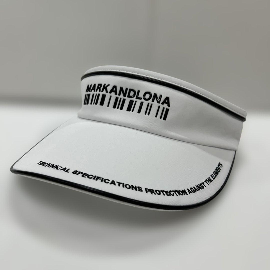 新品❤️MARKANDLONA ホワイトバイザー