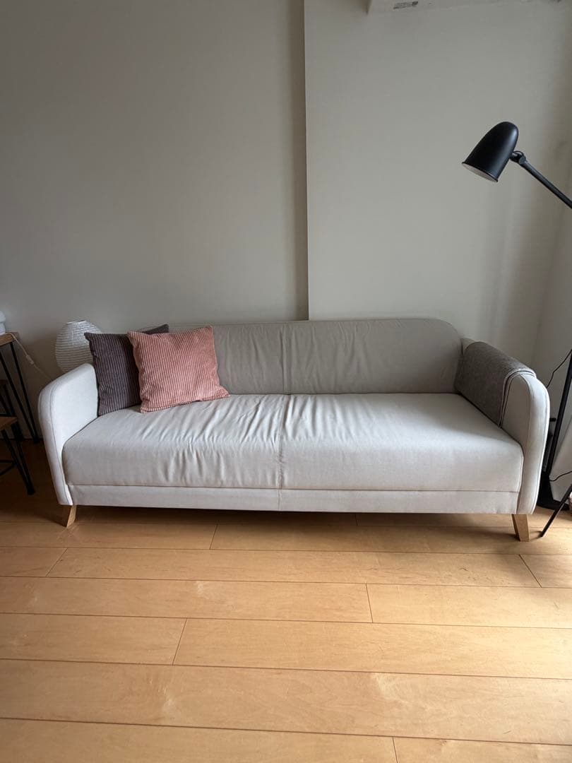 IKEA LINANÄS 3人掛けソファ（Vissle ベージュ）