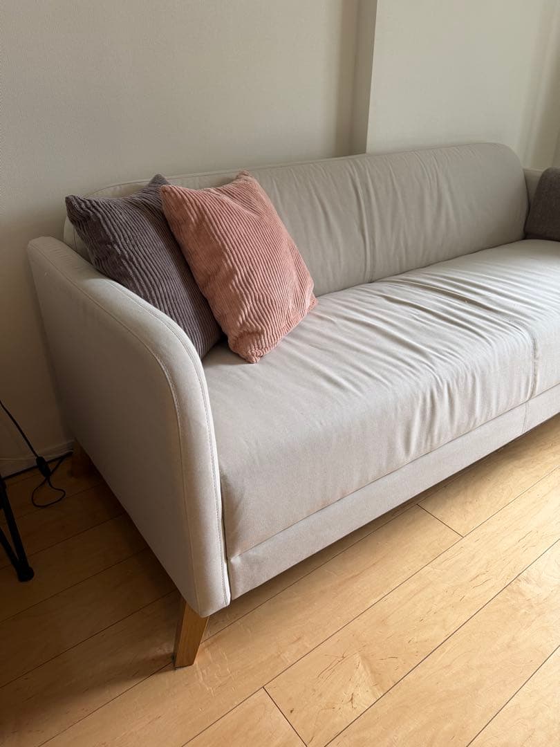 IKEA LINANÄS 3人掛けソファ（Vissle ベージュ）