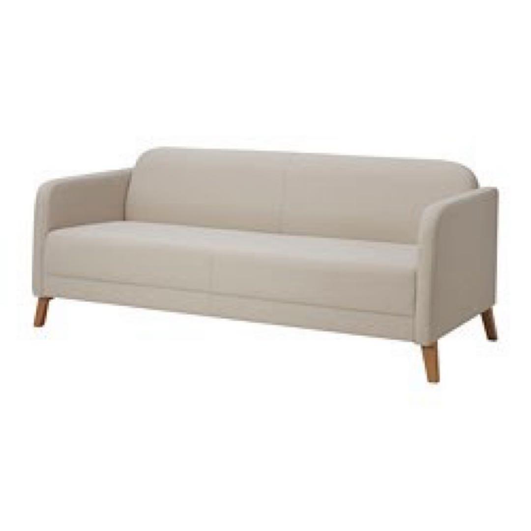 IKEA LINANÄS 3人掛けソファ（Vissle ベージュ）