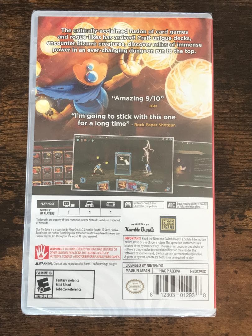 Slay the Spire スレイザスパイア 北米版 switch 新品未開封