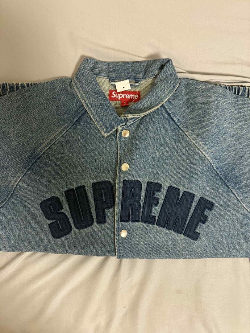 ジャケット・アウター Supreme Arc Denim Coaches Jacket Washed