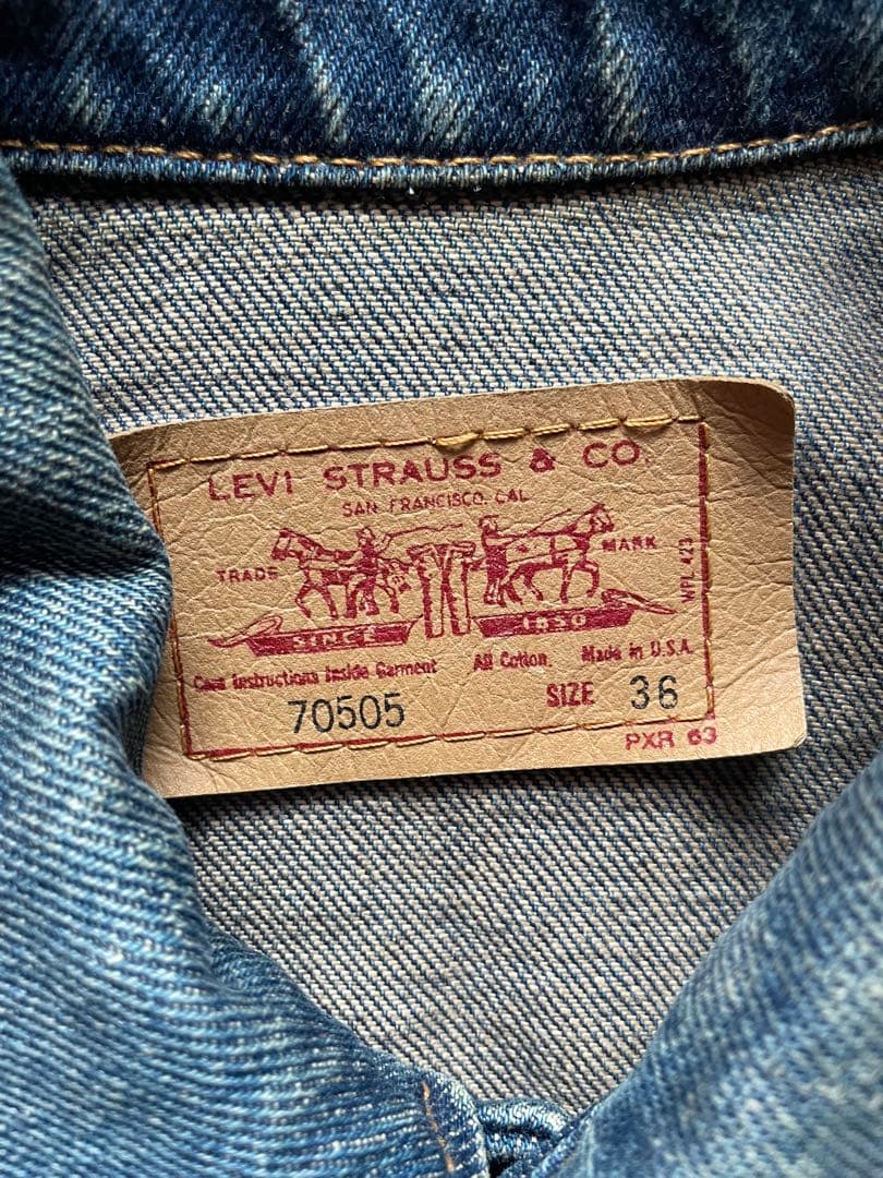 Levi's 70505 デニムジャケット USA製 90s 36