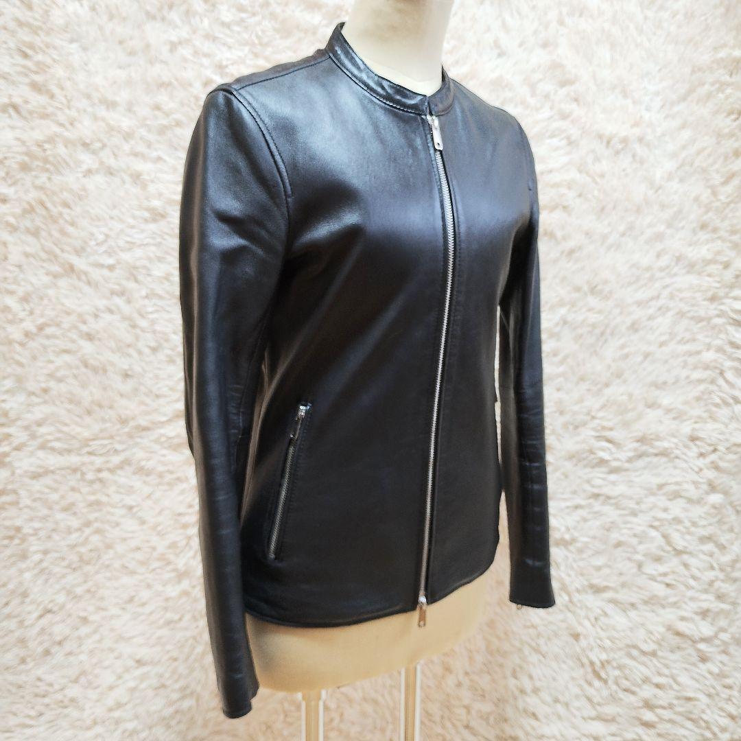 美品　UNITED TOKYO　国産ラムレザージャケット　本革　ブラック