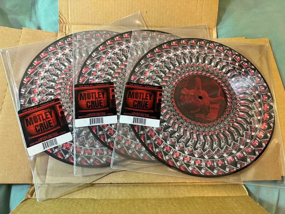 洋楽 MOTLEY CRUE ZOETROPE PICTURE CANCELLED