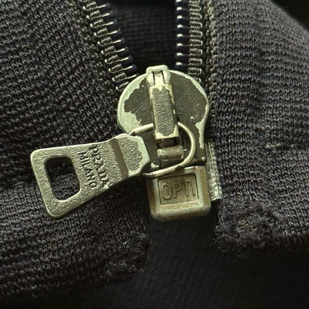 ジャケット・アウター 00s PRADA archive zip-up hoodie parka