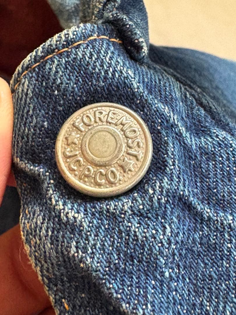 50s foremost 2nd デニム たん丈 縦落ち levi's507xx
