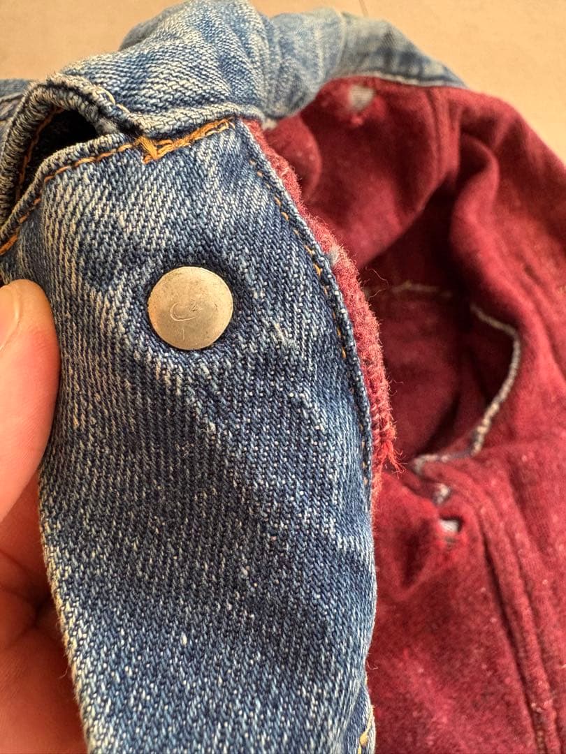 50s foremost 2nd デニム たん丈 縦落ち levi's507xx