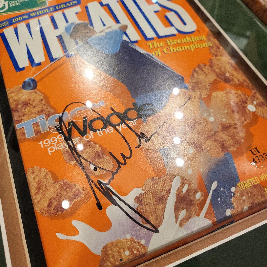 タイガーウッズ直筆サイン入りオートグラフボックス