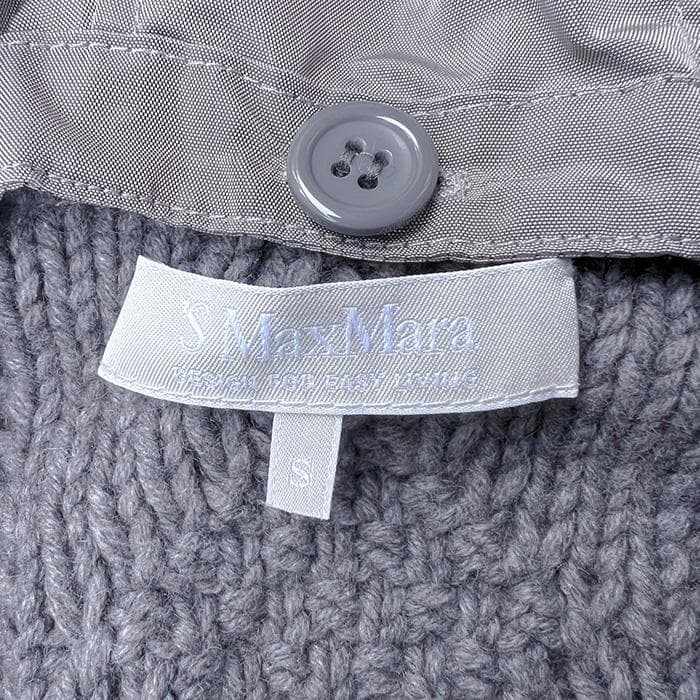 み*ち様 S' MaxMara ポンチョ　カシミヤコットン　ケープ