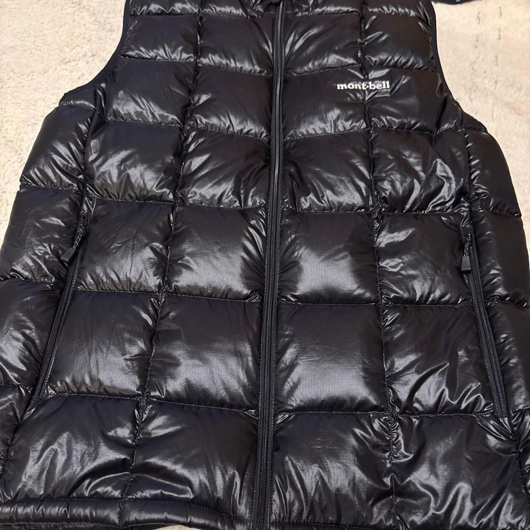モンベル　スペリオダウンベスト　MENS BLACK