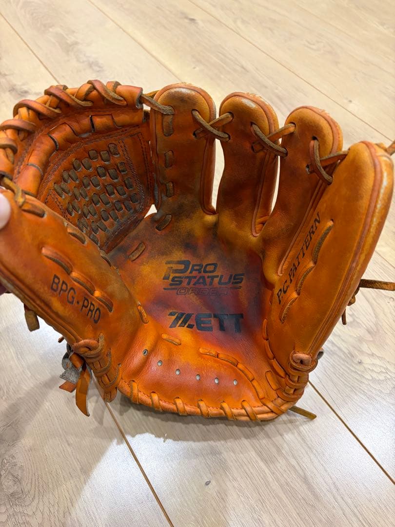 y*i様 ZETT一般硬式内野手オーダーグローブ！廃盤品！高校野球対応品！