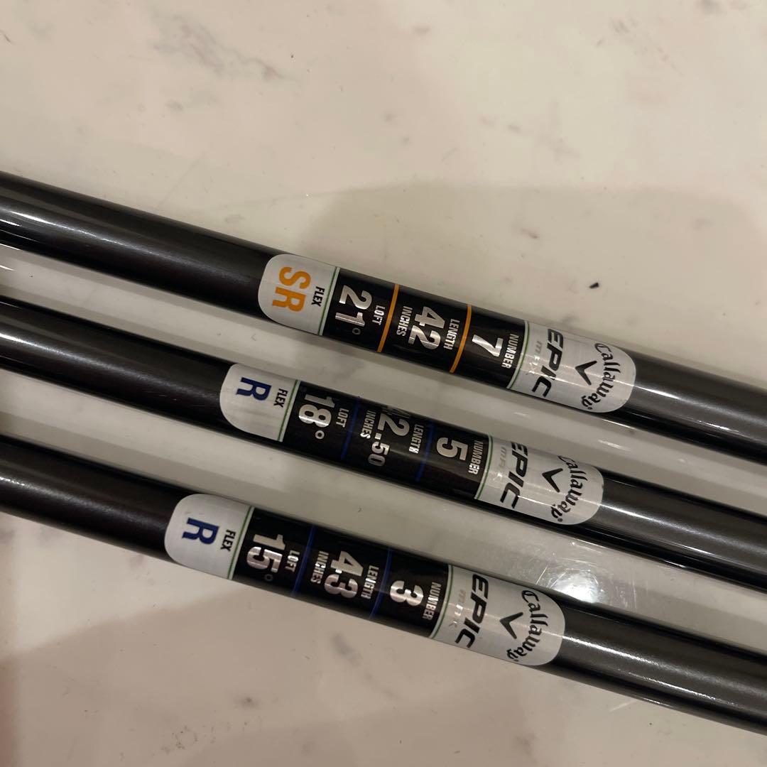 s*u様 Diamana 40for キャラウェイ3W5W7Wシャフト3本セット