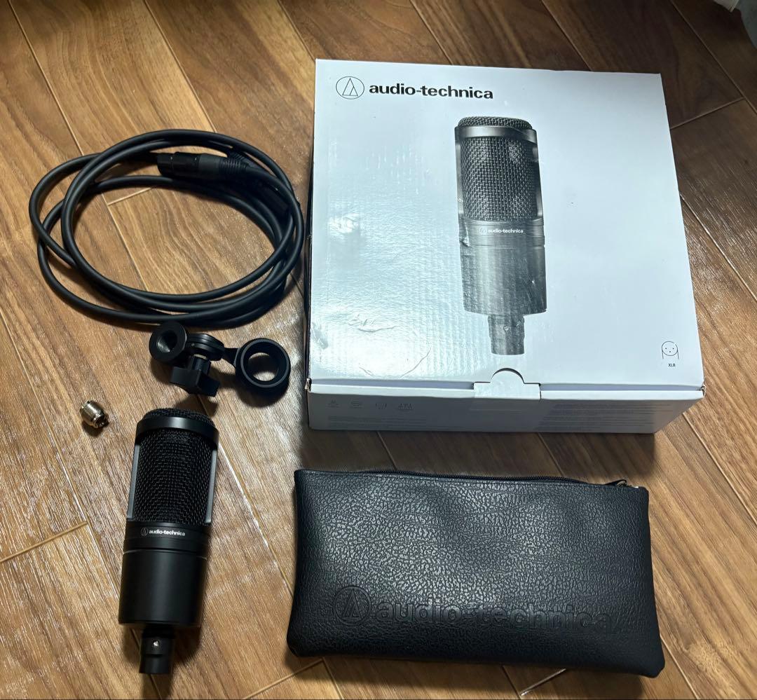 ケーブル有 audio-technica AT2020 コンデンサーマイクセット