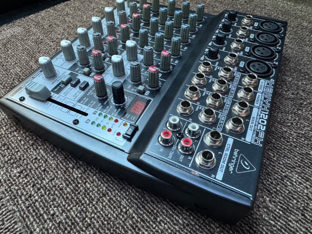 BEHRINGER XENYX1202FX　マイク5本セット