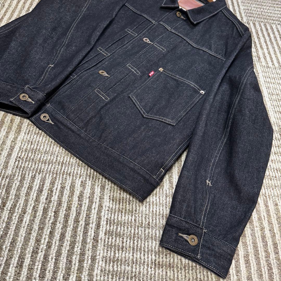 ジャケット・アウター PREMIUM BLACK TYPE I TRUCKER JACKET L