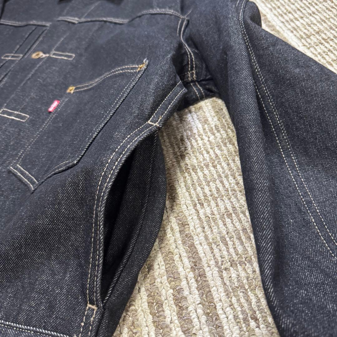 ジャケット・アウター PREMIUM BLACK TYPE I TRUCKER JACKET L