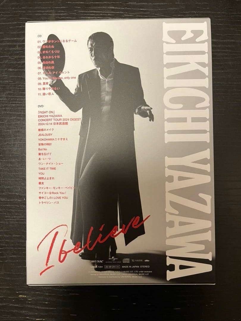 矢沢永吉 I believe 初回限定盤 CD+DVD+フォトブックTYPE-A