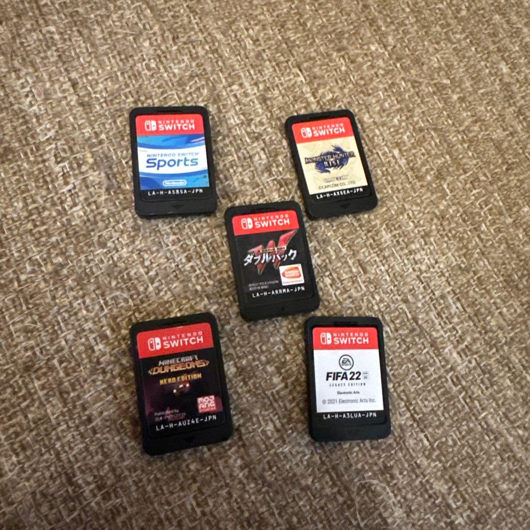 モンハン　Switchスポーツ　マイクラダンジョン　逃走中　FIFA22