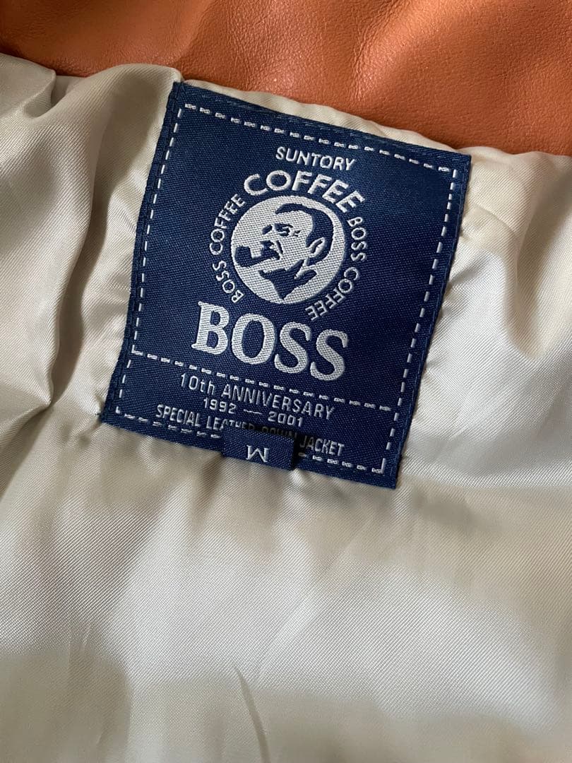 ほ*る様 BOSS ボスジャン レザージャケット M