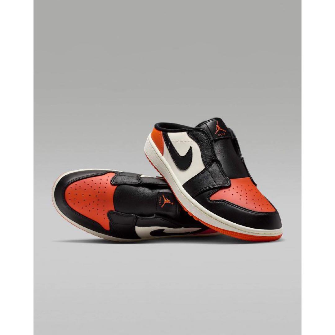 AIR JORDAN MULE エアジョーダン ミュール ゴルフ 橙 26.0
