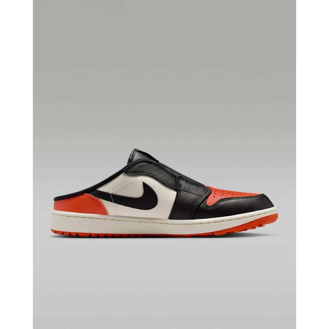AIR JORDAN MULE エアジョーダン ミュール ゴルフ 橙 26.0