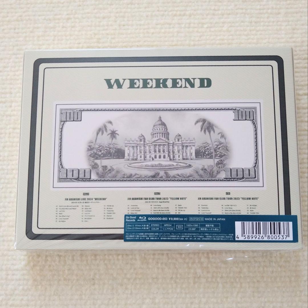 赤西仁 WEEKEND 特別仕様限定盤 Blu-ray
