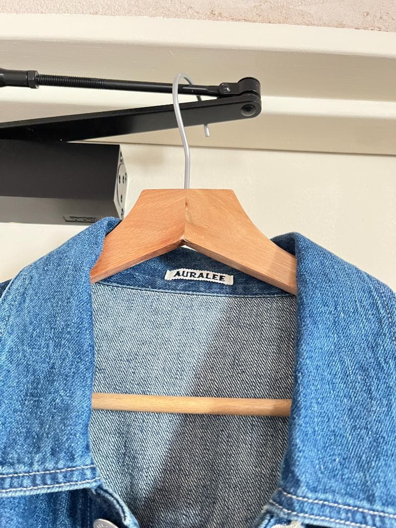 【AURALEE】Selvedge Light Denim Blouson 4