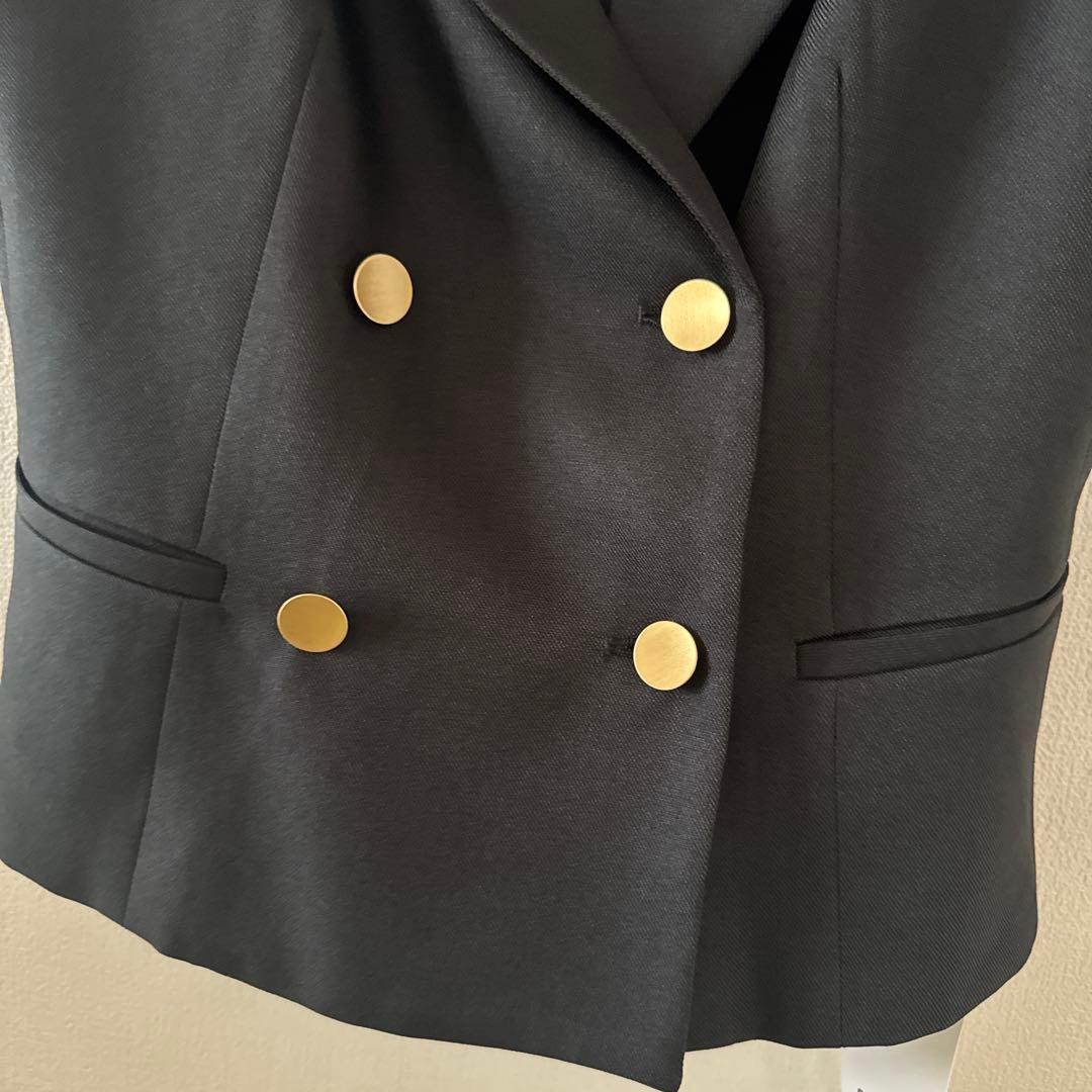 新品☆スナイデル☆ジレ☆ブラック☆フリーサイズ