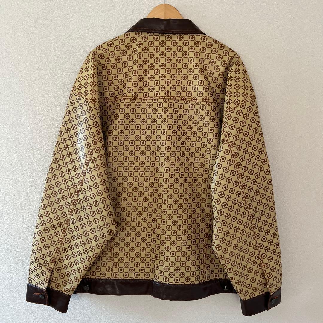 BOFF ビニールレザー　セットアップ　XXXL W42 モノグラム　超BIG