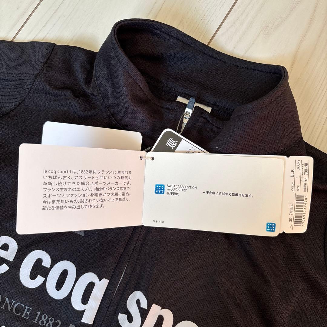 le coq sportif サイクルジャージ L ブラックホワイト ルコック