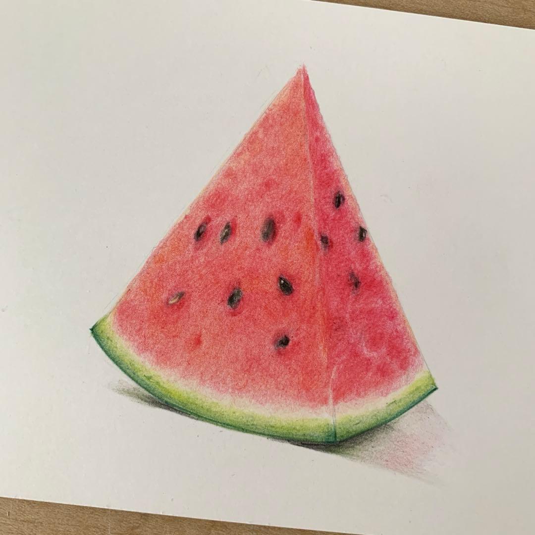 Lです　色鉛筆画　手描き原画　8点