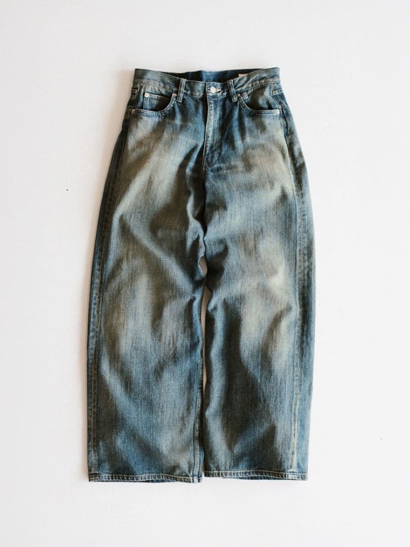 パンツ lidnm SEMI WIDE HERITAGE DENIM PANTS S