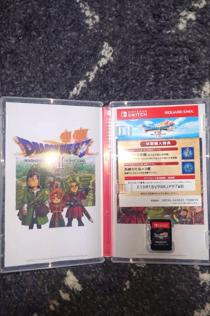 ドラゴンクエスト7 switch 早期購入特典未使用