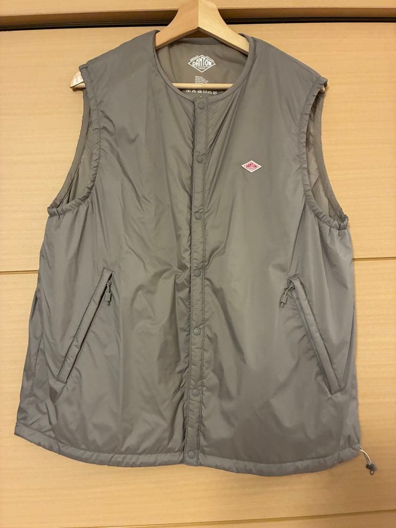 ✨️新品✨️DANTON/ダントンナイロンタフタ インサレーションノーカラーベスト